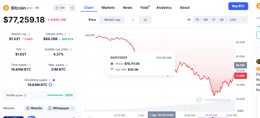 Bitcoin Market Decline
