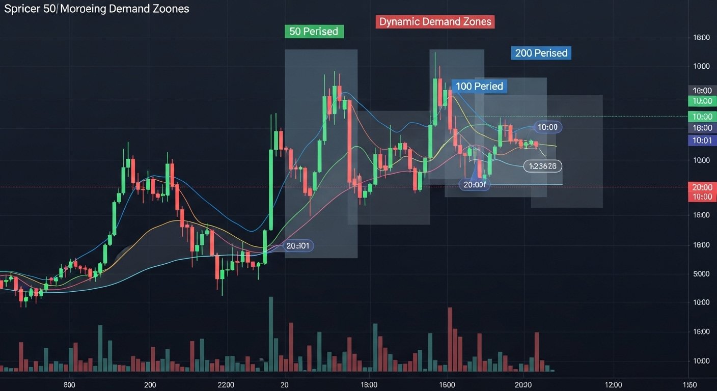 Moving averages and dynamic demand zones