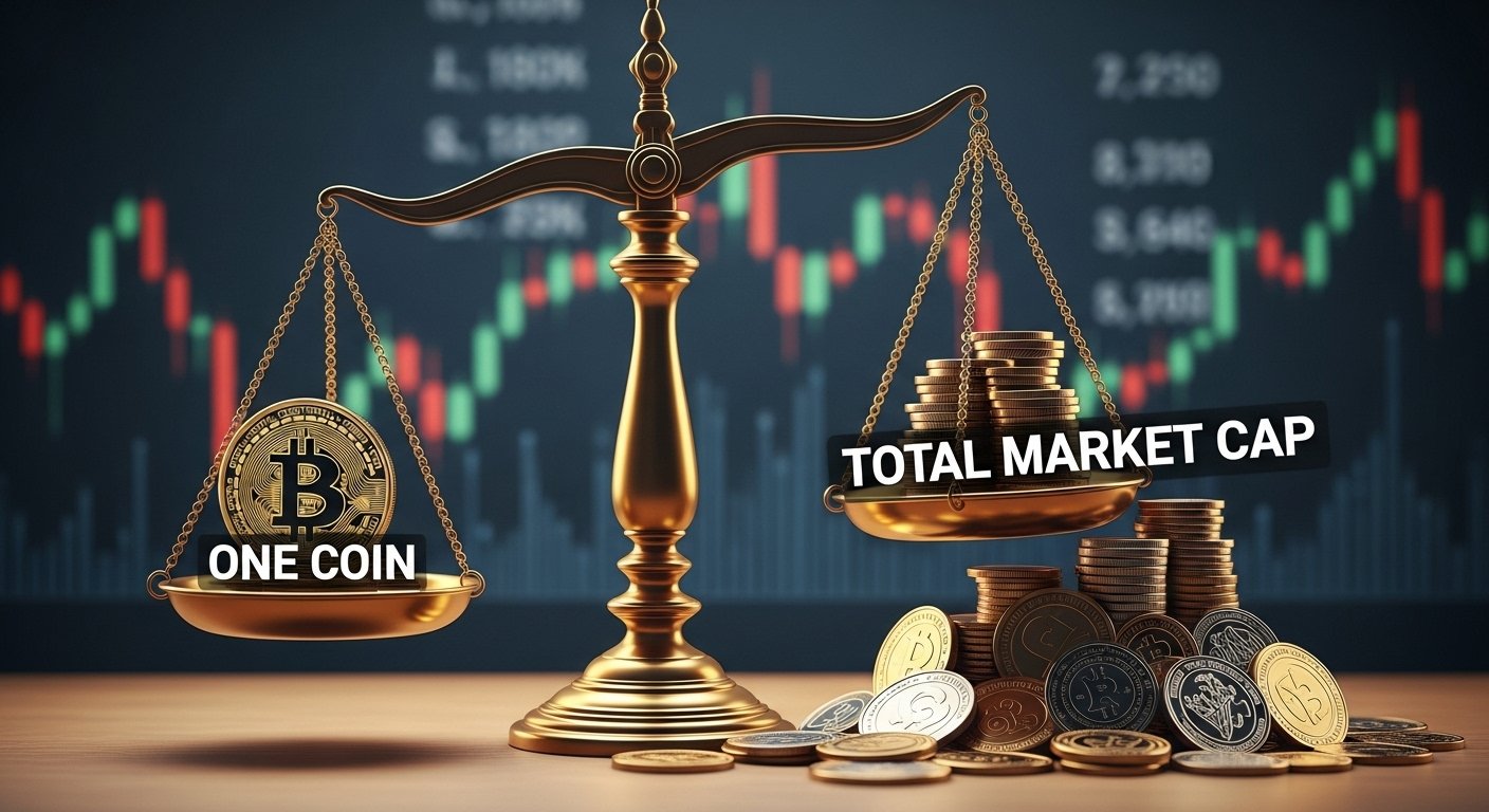 Why Total Market Cap Matters More Than One Coin