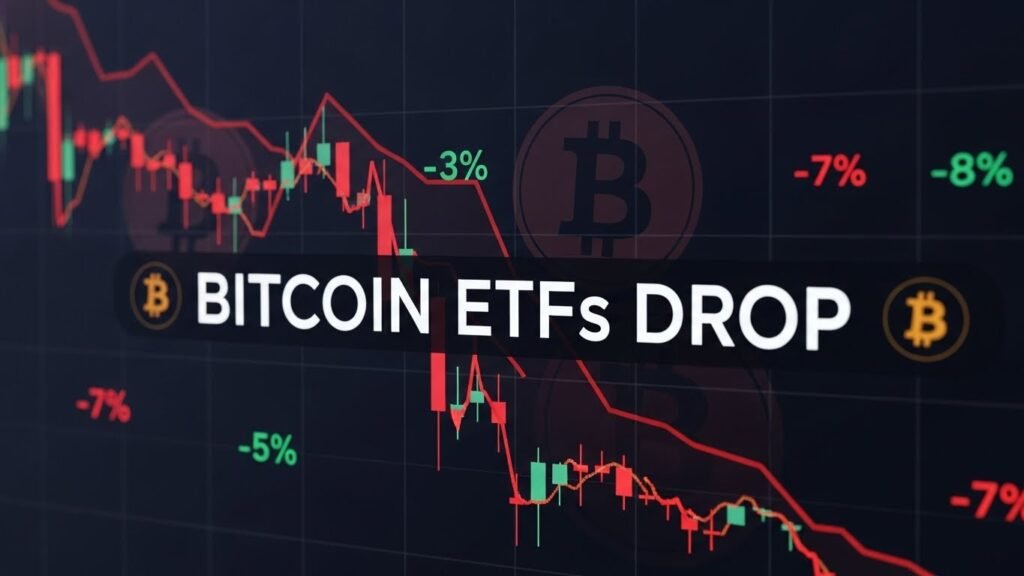 Bitcoin ETFs Drop as Altcoins Surge in New Market Shift Bitcoin ETFs Drop