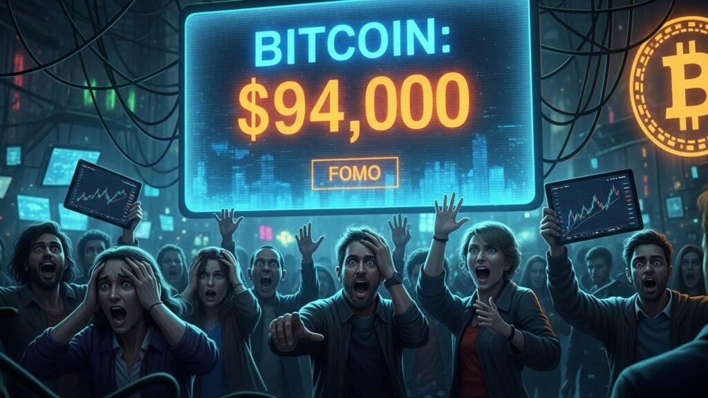 Bitcoin FOMO At $94K As Fed Clouds Loom Bitcoin FOMO At $94K