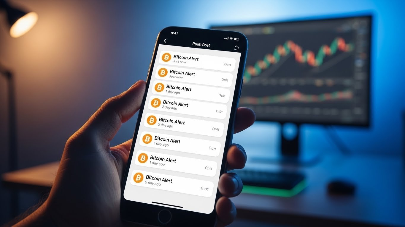 Bitcoin Push Notification Alerts Every Day