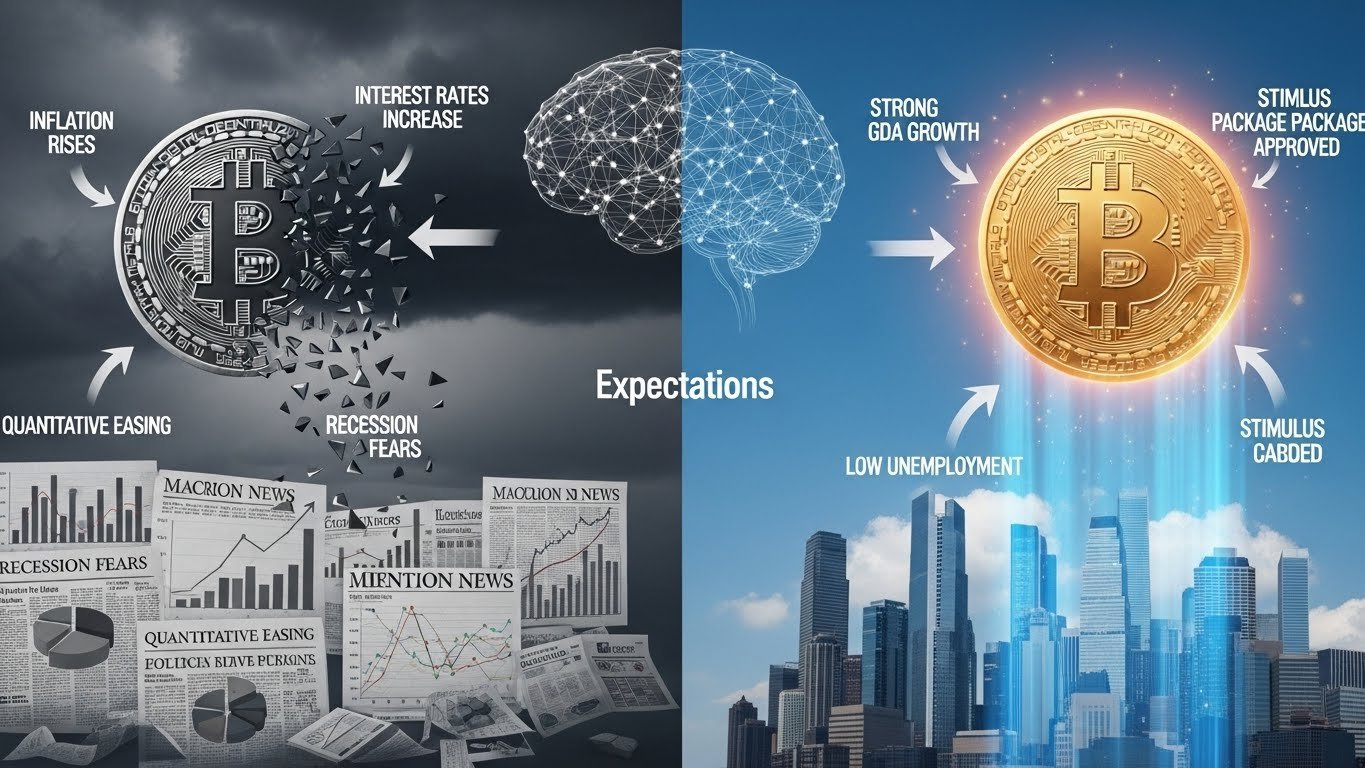 How Macroeconomic Expectations Shape Bitcoin Price Action