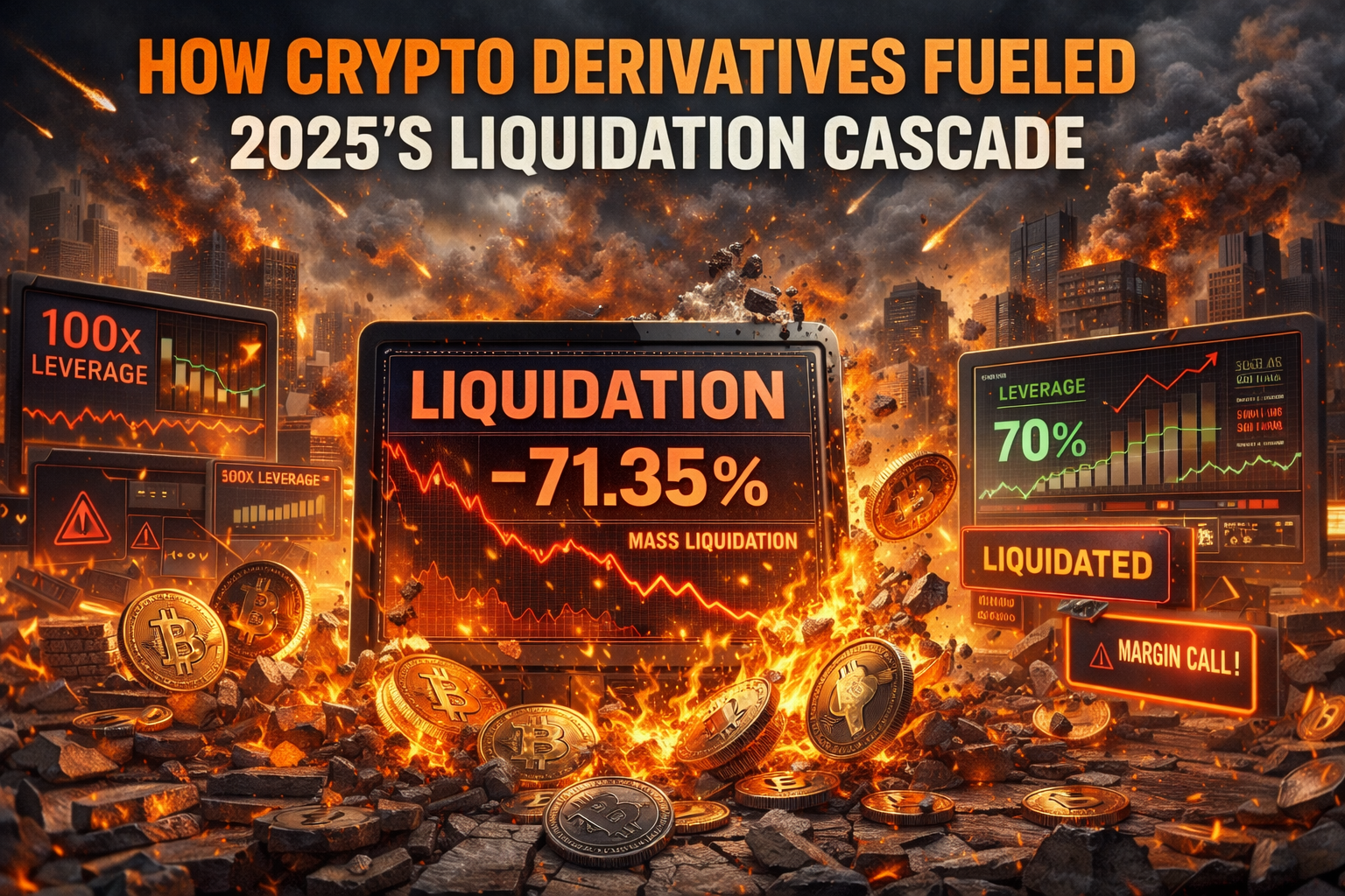 How crypto derivatives fueled 2025’s liquidation cascade