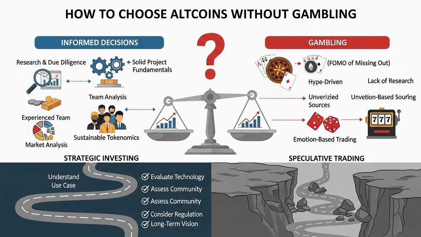 How to Choose Altcoins Without Gambling