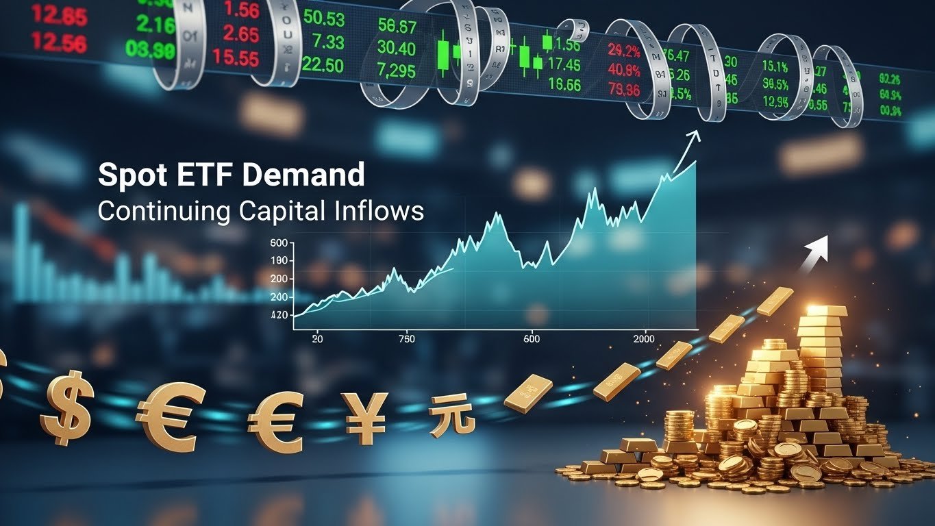 Spot ETF demand and continuing capital inflows