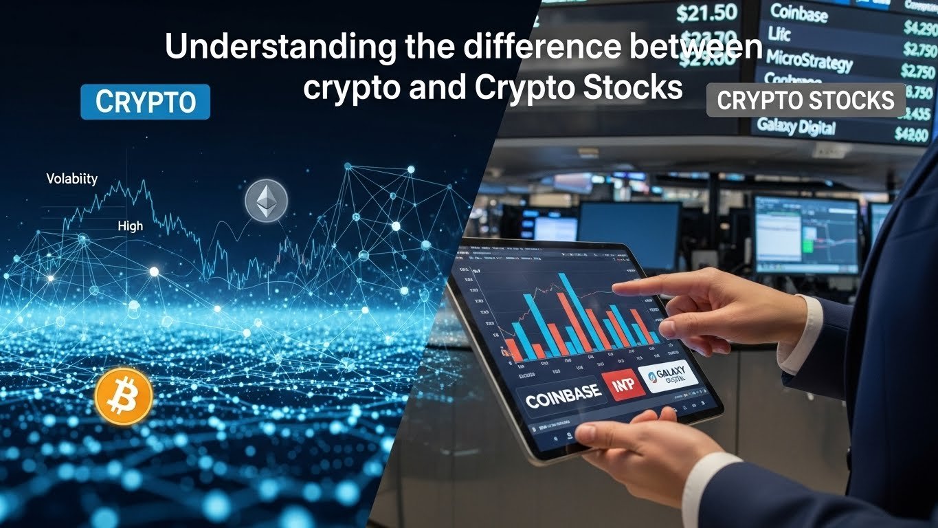 Understanding the difference between crypto and crypto stocks