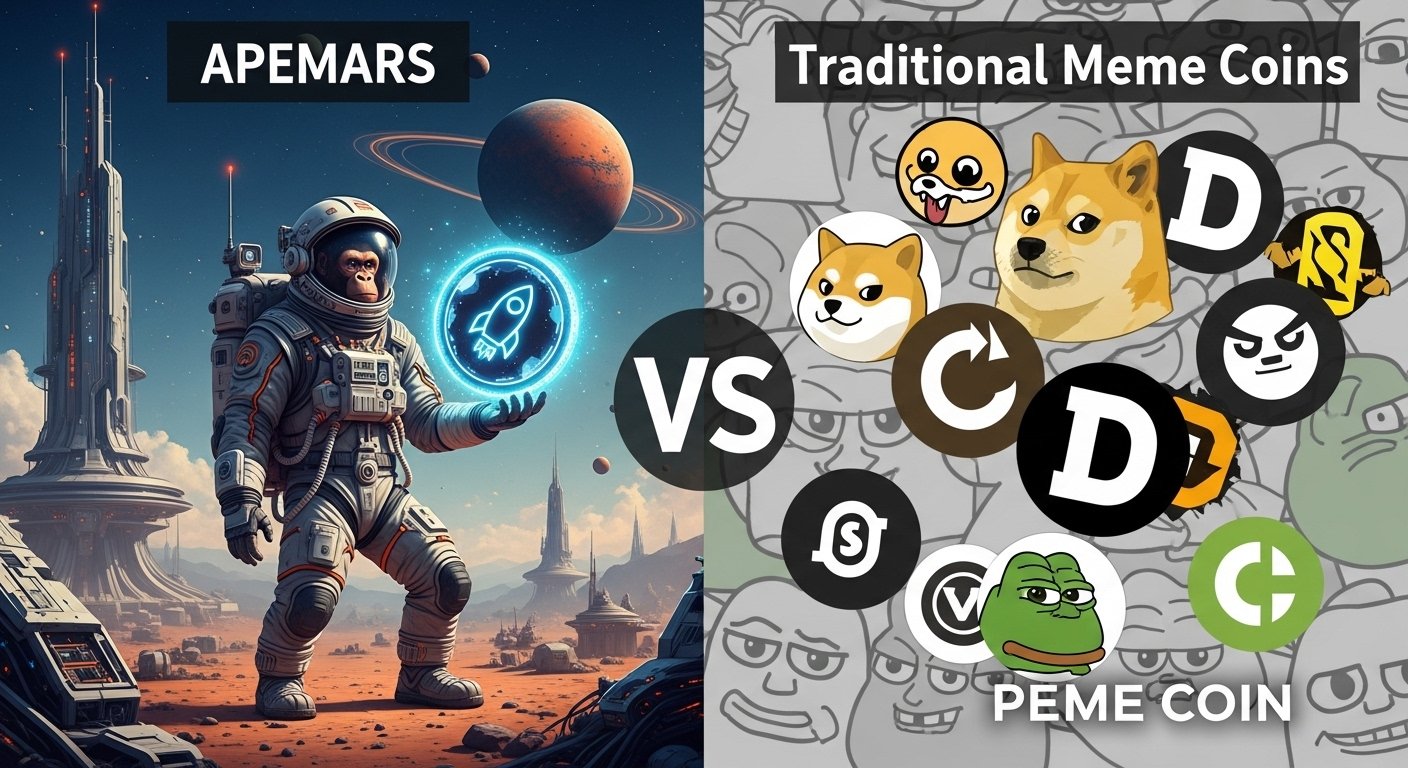 APEMARS vs Traditional Meme Coins