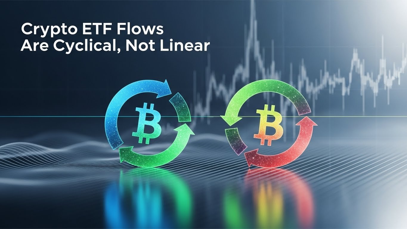 Crypto ETF Flows Are Cyclical, Not Linear