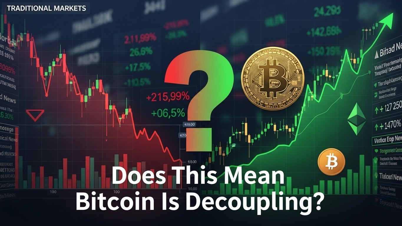 Does This Mean Bitcoin Is Decoupling