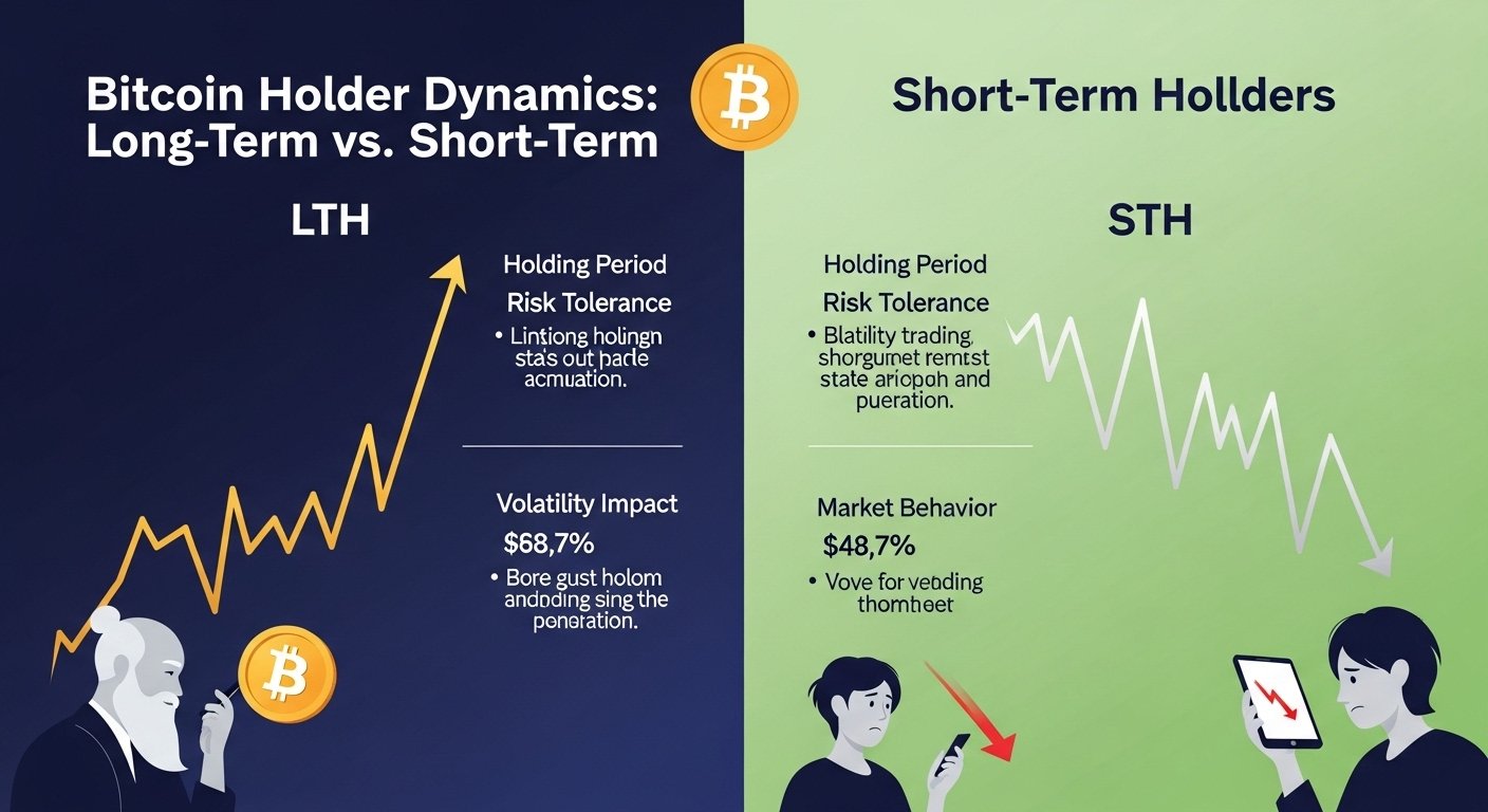 Long-term holders versus short-term holders