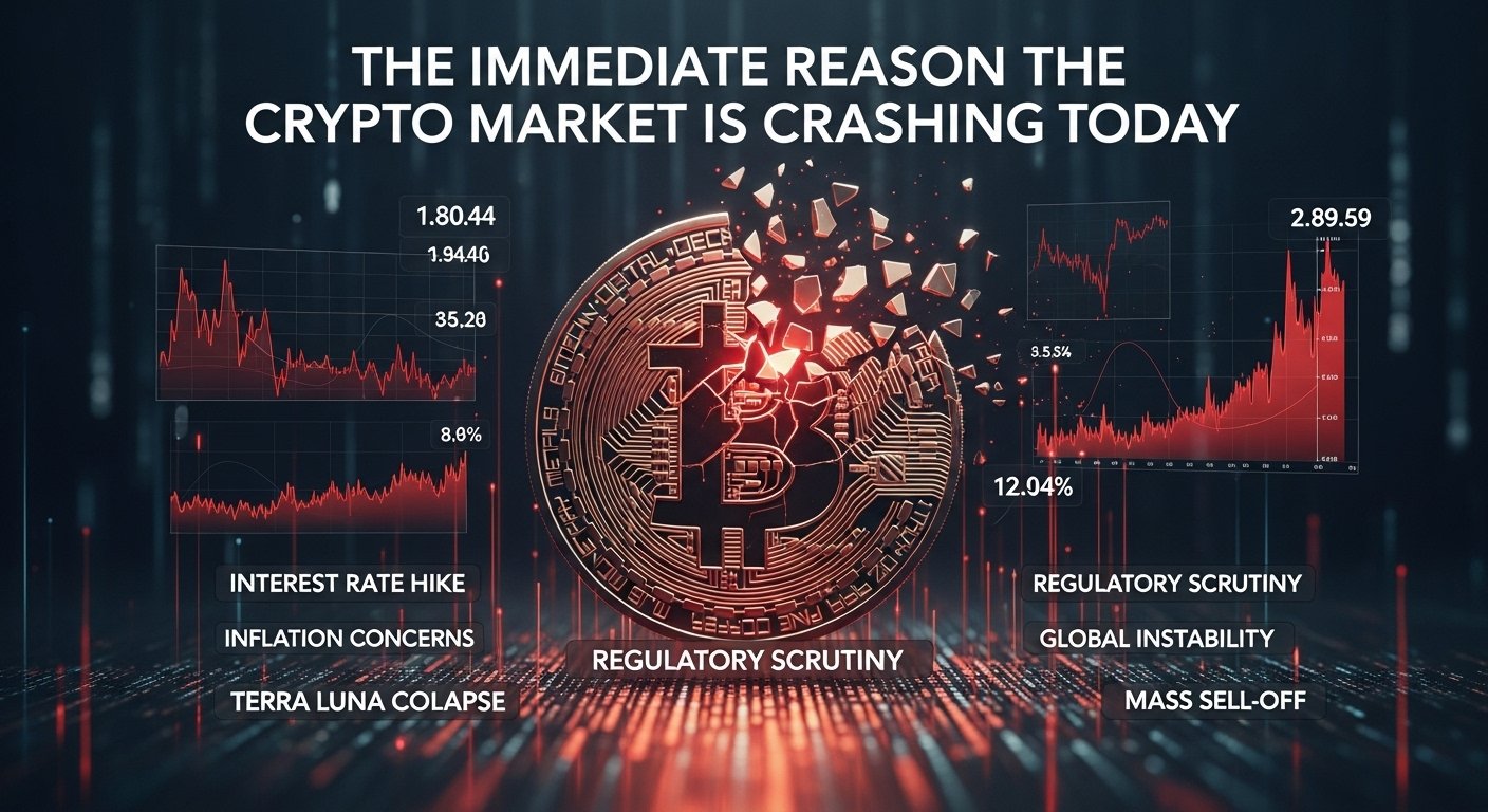 The Immediate Reason the Crypto Market Is Crashing Today