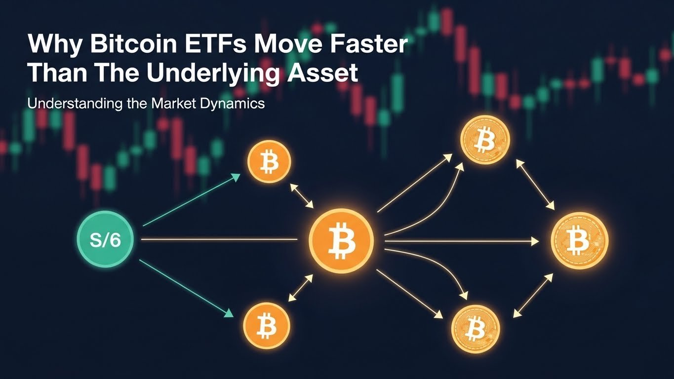 Why Bitcoin ETFs Move Faster Than the Underlying Asset