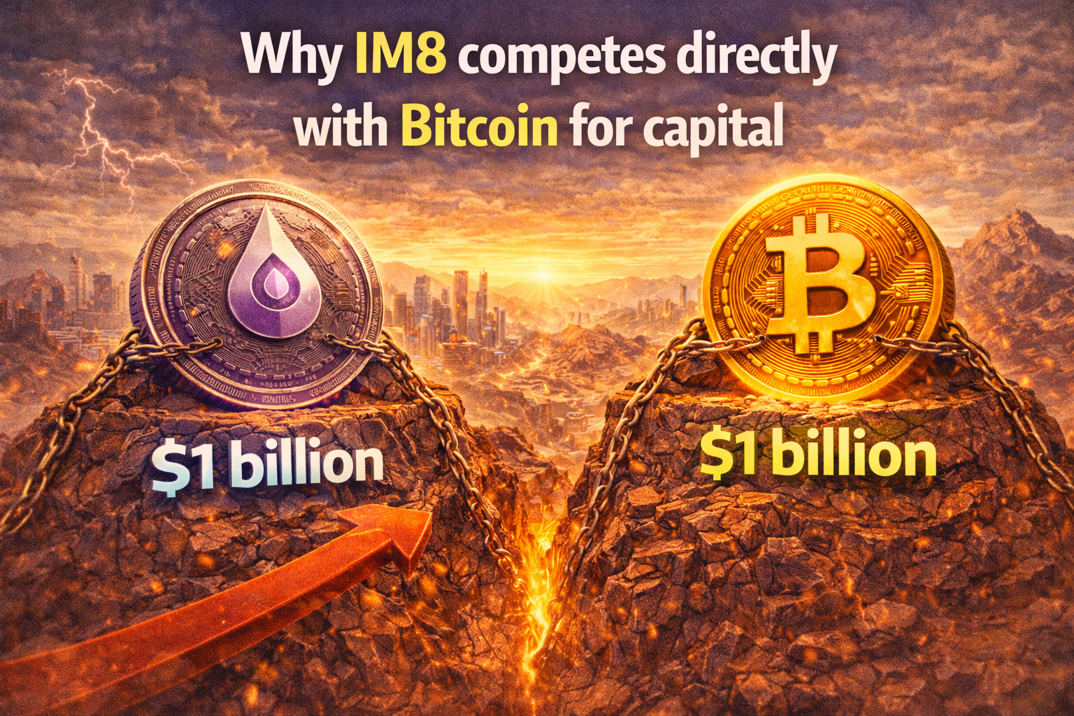 Why IM8 competes directly with Bitcoin for capital