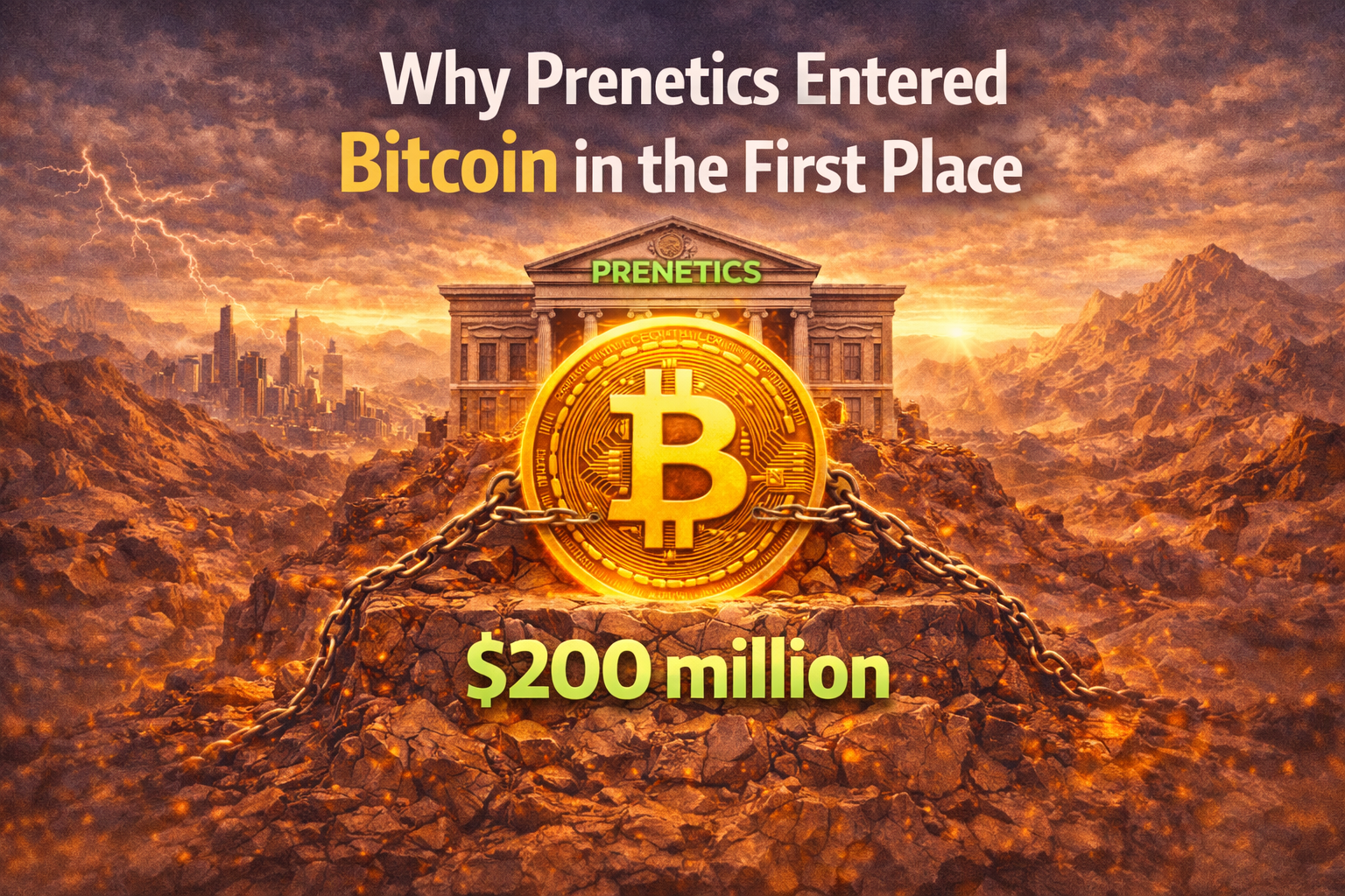 Why Prenetics Entered Bitcoin in the First Place