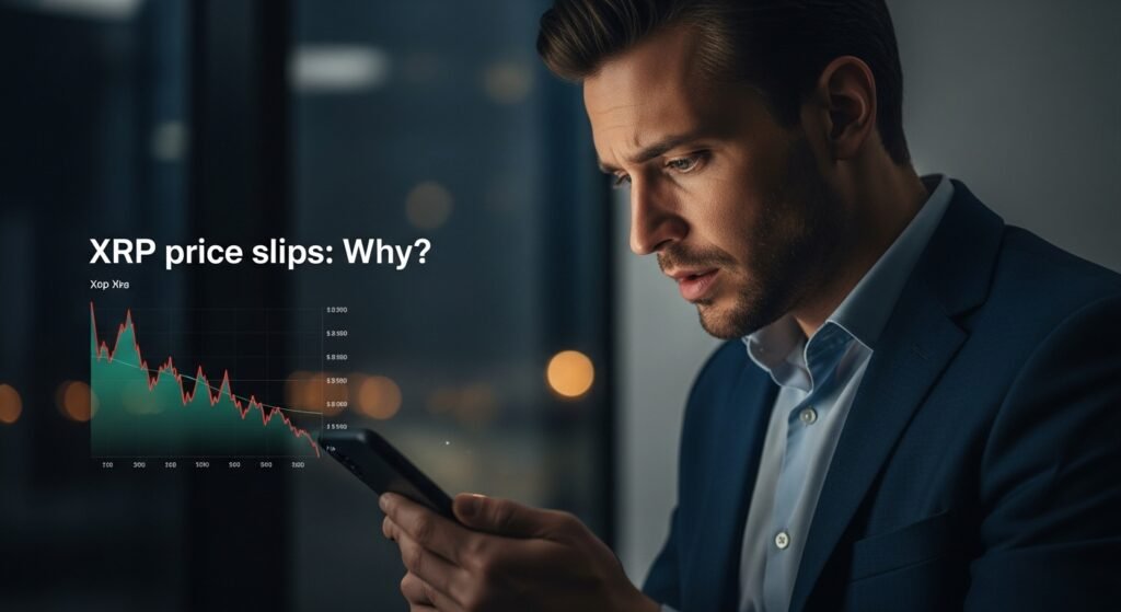 XRP price slips Why