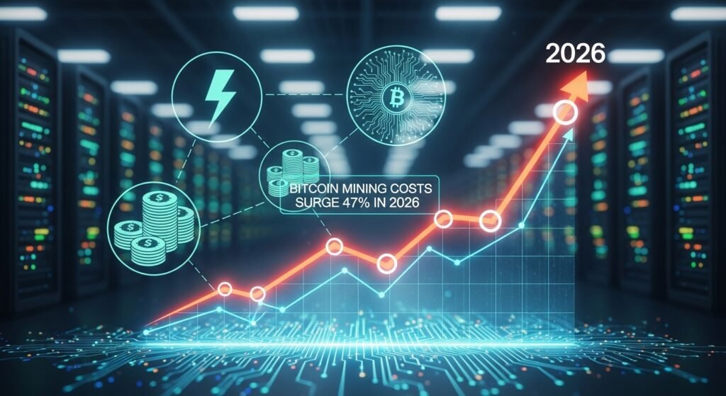 Bitcoin Mining Costs Surge 47% in 2026