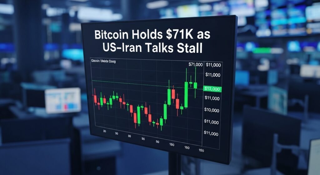 Bitcoin Holds $71K as US-Iran Talks Stall Bitcoin Holds $71K as US-Iran Talks Stall